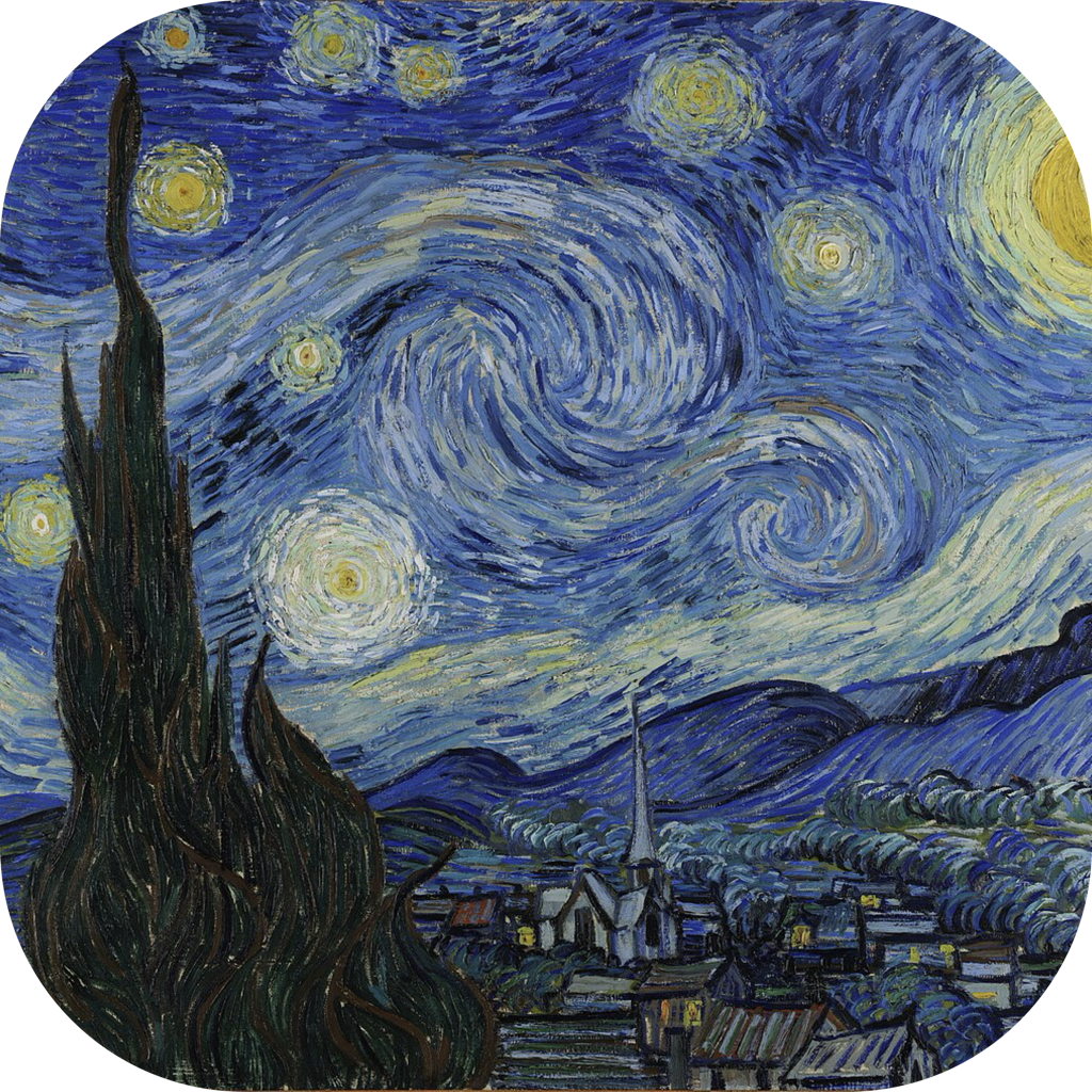 Aladdin icon — Van Gogh's The Starry Night